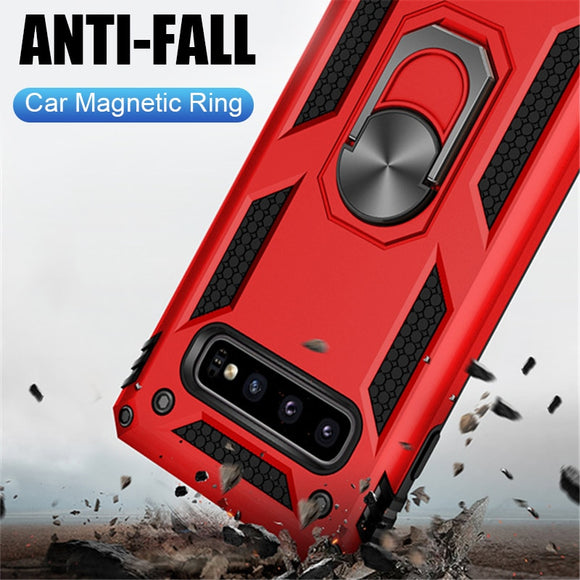 Invomall Luxury Car Magnetic Ring Case For Samsung Galaxy