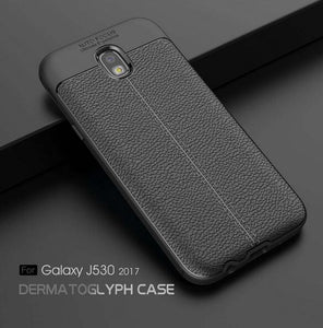 Phone Case - Luxury Litchi Leather Shockproof Matte Phone Cover For Sumsang Galaxy S9/S8 Plus Note 8