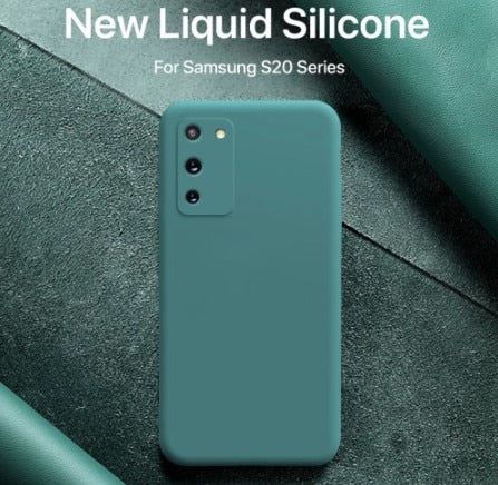 Invomall Luxury Liquid Silicone Soft Case For Samsung Galaxy S20 FE Ultra Plus
