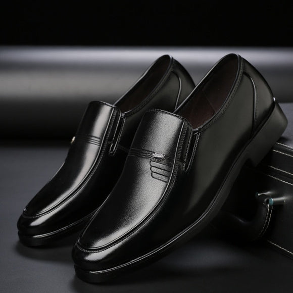 Fashion Men's Black Dress Loafers