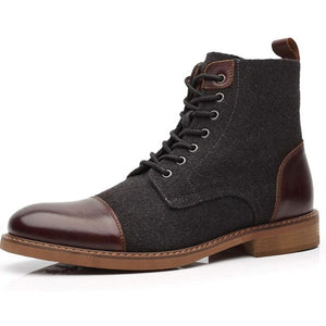 Autumn Winter Casual Lace Up Boots