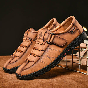 Invomall Men's Comfortable Fashion Leather Loafers