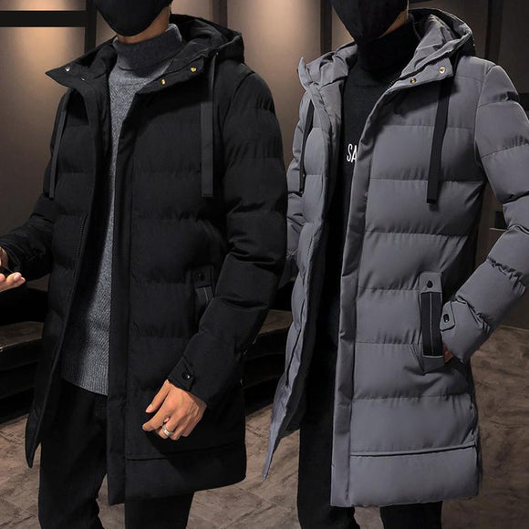 Windproof Mid-Length Warm Trendy Jacket