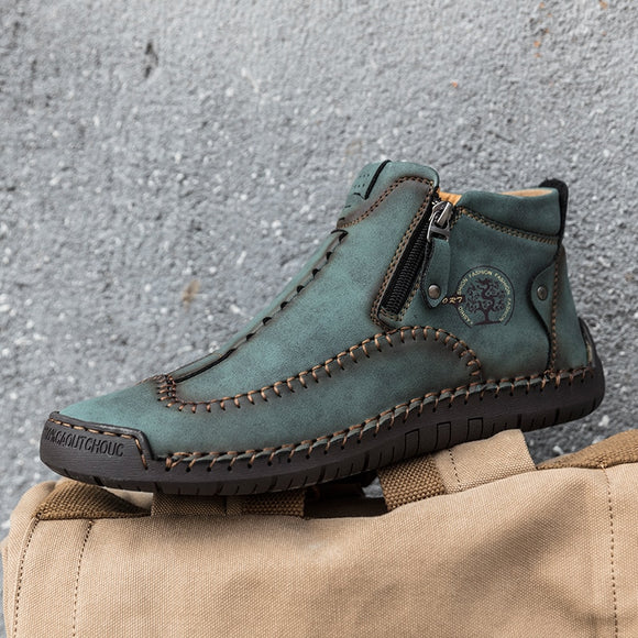 Invomall Simple Design Autumn Men's Boots