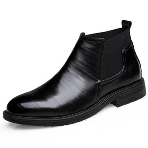 Genuine Leather Business Chelsea Boots