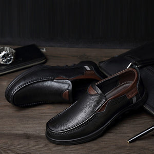Invomall High Quality Genuine Leather Men's Loafers