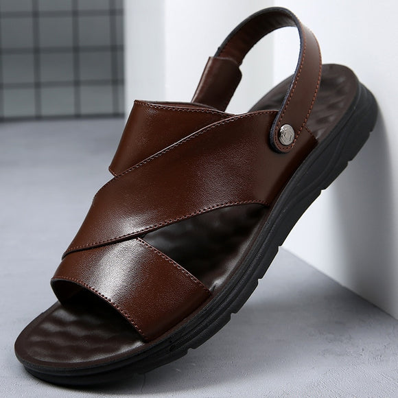 Genuine Leather Man Beach Sandals