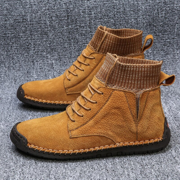 Fashion Men's Suede Leather Boots