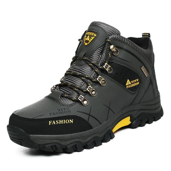Waterproof Non-slip Leather Hiking Boots