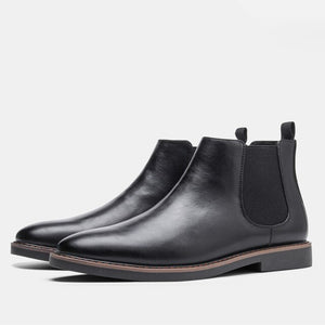 Fashion Design Men‘s Leather Ankle Boots