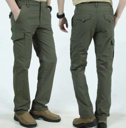Invomall Men's Lightweight Waterproof Quick Dry Cargo Pants