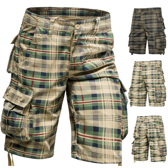 Trendy Comfortable Plaid Shorts