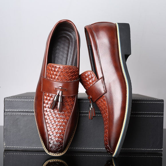 Business Tassels Leather Office Shoes