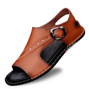Fashion Design Leather Casual Sandals
