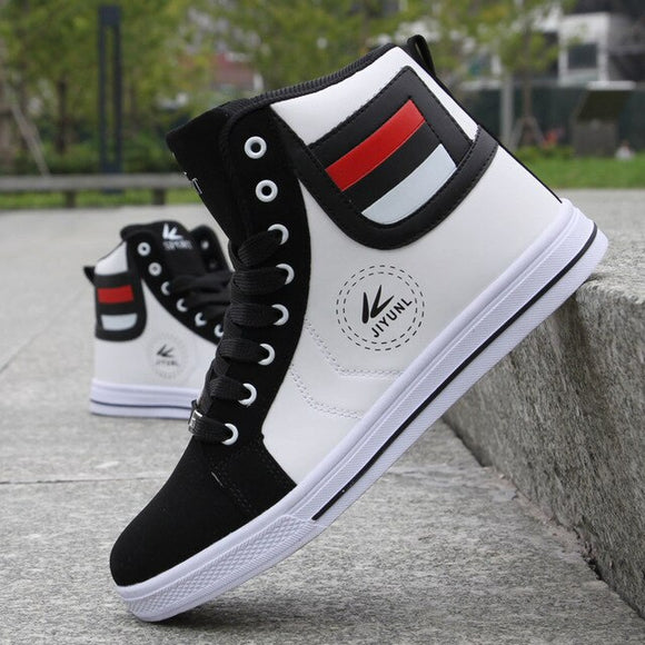 Invomall Men's High Top Leisure Sneakers
