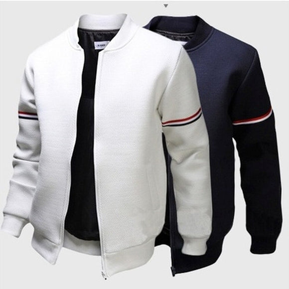 Men's Simple Cardigan Coat Slim Jacket