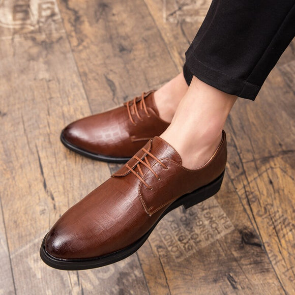 Mens Formal Oxford Leather Shoes