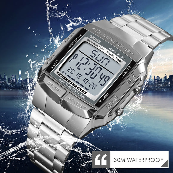 Luxury Waterproof Led Digital Watch