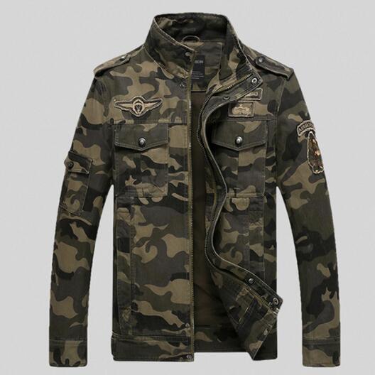 Invomall Men's Military Tactical Camo Jacket