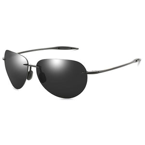 Invomall Men's Ultralight Rimless Sunglasses