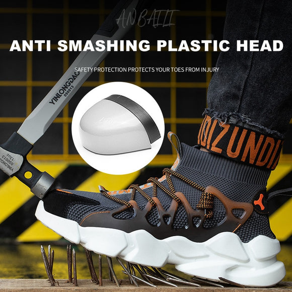 Anti-smash Men's Work Shoes