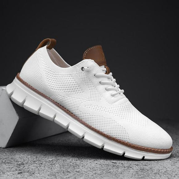 New Casual Knitted Mesh Mens Shoes