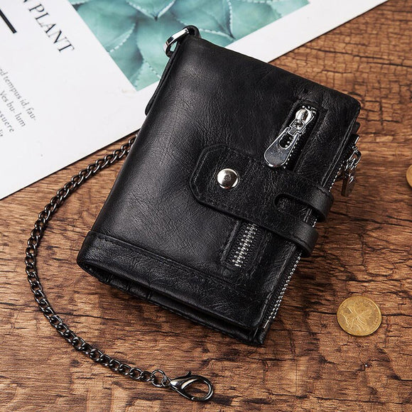Genuine Leather Wallet Short