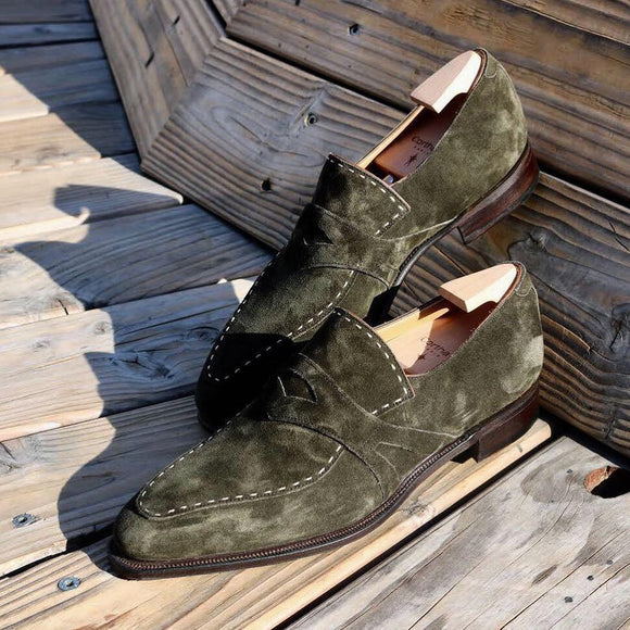 New Faux Suede Men Loafers Shoes