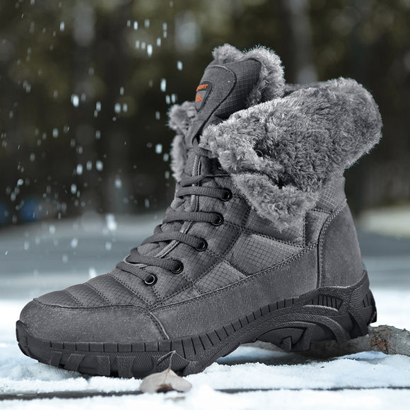 New Male Platform Snow Boots