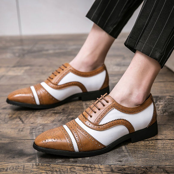 Men's Buckle Leather Shoes