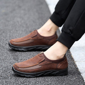 Spring Autumn Leather Casual Shoes