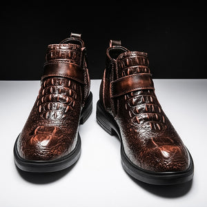 Autumn Winter Business Leather Boots
