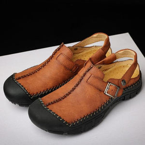 New Summer Men Soft Leather Casual Shoes