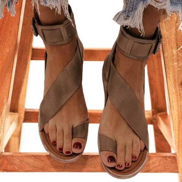 Women's Open-Toe Flat Sandals