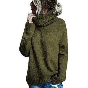 Women Warm Turtleneck Pullover