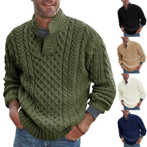 Mens Leisure Knitted Sweater