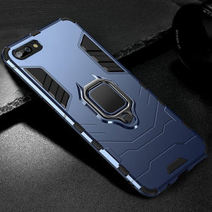 Phone Case - Heavy Duty Anti-knock Armor Phone Case for iPhone X XR XS Max With Holder