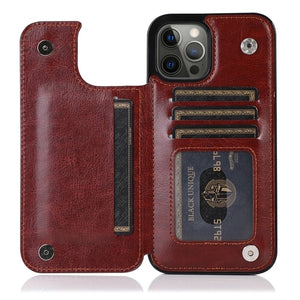 Retro Flip Leather Case For iPhone 14