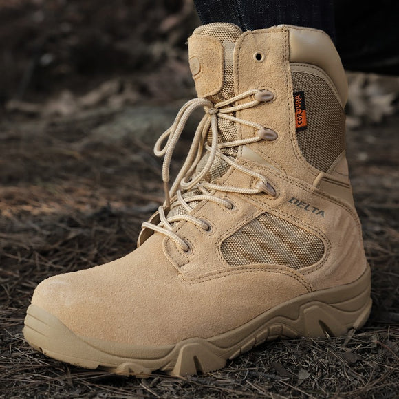 Tactical Military Waterproof Leather Boots
