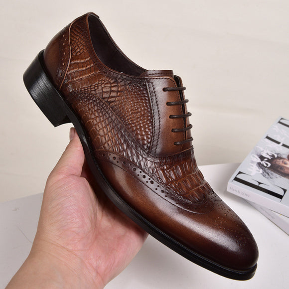 Luxury Men's Pointed Toe Dress Shoes
