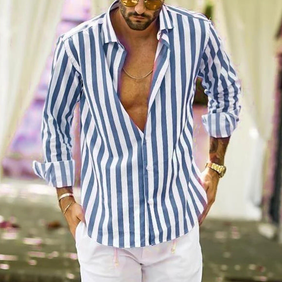 Men's Striped Casual Shirts