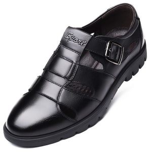 Invomall Summer Classic Men's Leather Sandals