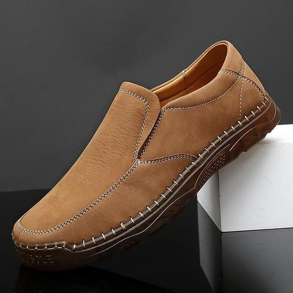 Handmade Breathable Leather Loafers