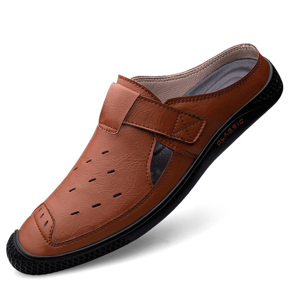 Summer Men Real Leather Sandals