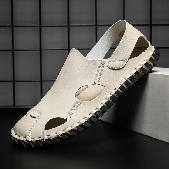 Fashion Handmade Leather Male Sandals