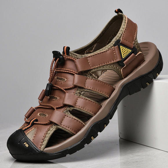 Outdoor Non-slip Cow Leather Sandals