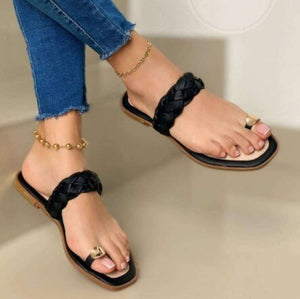 Invomall Ladies Clip Toe Casual Sandals