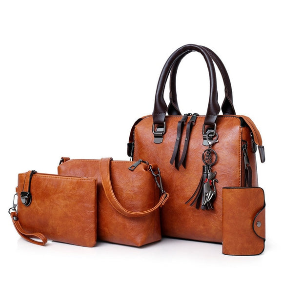 Ladies 4pcs Handbag Set