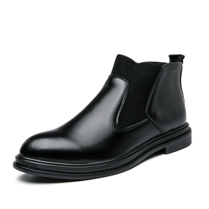 Soft Leather Ankle Chelsea Boots