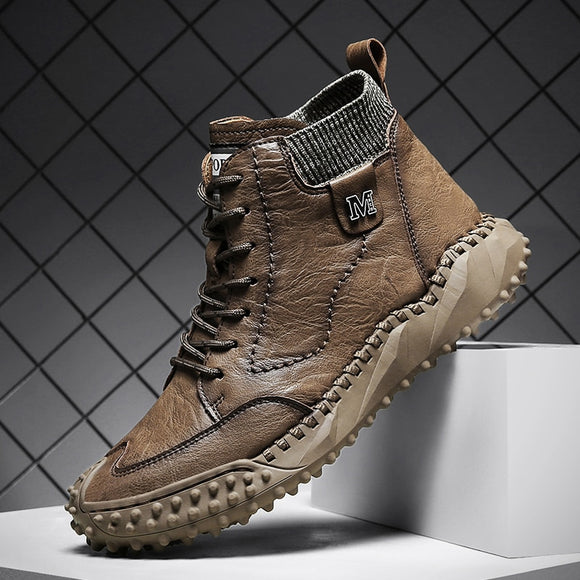 Fashion Men's Leather Comfortable Boots